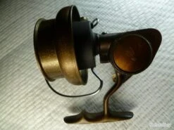 Ancien Moulinet De Peche Signé Régnault 1949