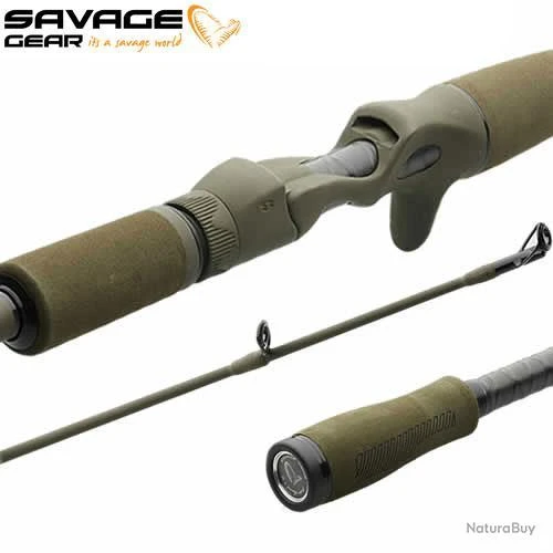 Canne Casting Savage Gear SG4 Medium Game 2.13m 14-40g 3 Canne Casting Savage Gear SG4 Medium Game 2.13m 14-40g