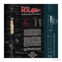 Canne Spinning Smith Dragonbait NX4 Straight Vertical 2 2m10 1+1 3-20g