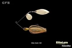 Spinnerbait Elitelure CFS Colorado Willow 14g 10g 01 - Killer Gold