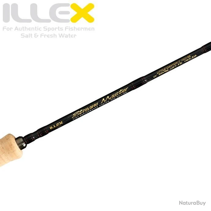Canne Spinning Illex Stream Master S 1603 L Little Canyon 1.60m 3-8g 4 Canne Spinning Illex Stream Master S 1603 L Little Canyon 1.60m 3-8g – Image 2