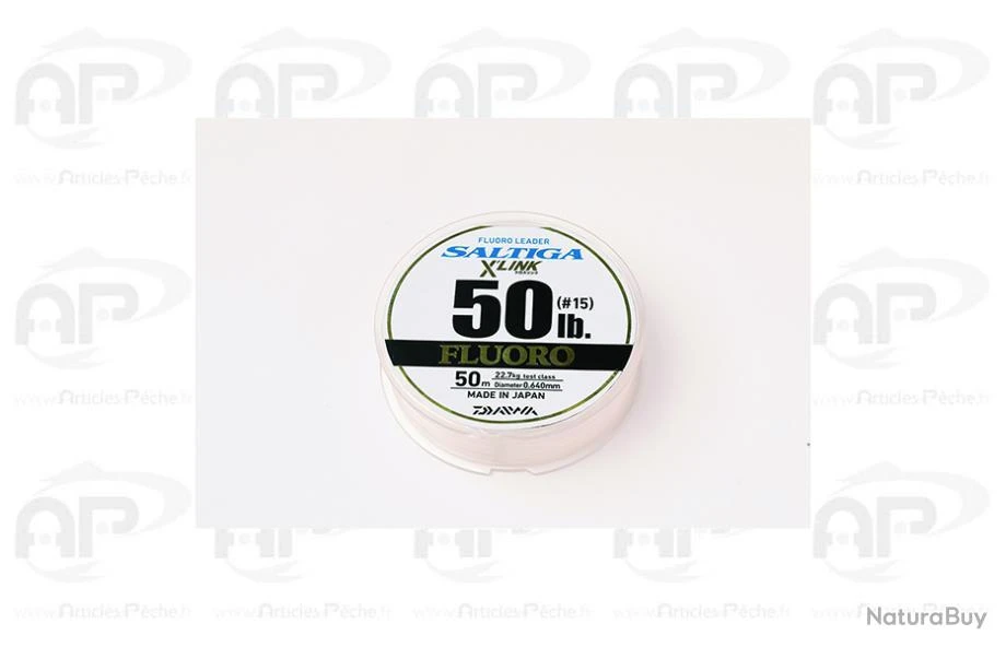 Daiwa Fluorocarbon Saltiga X-Link 30m 3,60kg 0.235mm 3 Daiwa Fluorocarbon Saltiga X-Link 30m 3,60kg 0.235mm