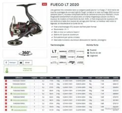 Fuego LT 2020 2500 XH Moulinet Spinning Daiwa -Daiwcia Magasin 00002 Fuego LT 2020 2500 XH Moulinet spinning Daiwa