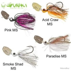 Leurre Boomer 14g Gunki Smoke Shad MS -Daiwcia Magasin 00002 Leurre Boomer 14g Gunki Smoke Shad MS