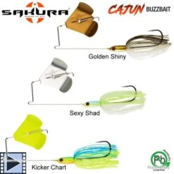 Leurre Sakura Buzzbait Cajun 3/8 Oz 10.5g Golden Shiny -Daiwcia Magasin 00002 Leurre Sakura Buzzbait Cajun 3 8 Oz 10.5g Golden Shiny
