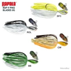 Leurre Chatterbait Rapala Rap-V Pike Bladed Jig 17g 10cm CW -Daiwcia Magasin 00003 Leurre Chatterbait Rapala Rap V Pike Bladed Jig 17g 10cm CW