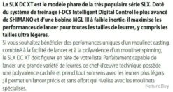 SLX XT DC 70 HG Moulinet Casting Manivelle A Droite Shimano -Daiwcia Magasin 00003 SLX XT DC 70 HG Moulinet Casting Manivelle A Droite Shimano