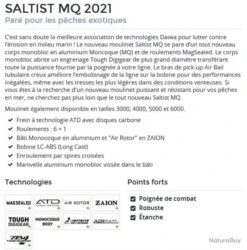 Saltist MQ 8000 H 2021 Moulinet Peche Exo Daiwa -Daiwcia Magasin 00003 Saltist MQ 8000 H 2021 Moulinet Peche Exo Daiwa