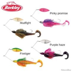 Leurre Zilla Spinnerbait 25gr Berkley 18cm Pinky Promise -Daiwcia Magasin 00006 Leurre Zilla Spinnerbait 25gr Berkley 18cm Pinky Promise