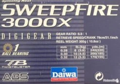 Daiwa Moulinet DAÏWA SWEEPFIRE 3000 X -Daiwcia Magasin 00007 Moulinet DAIWA SWEEPFIRE 3000 X