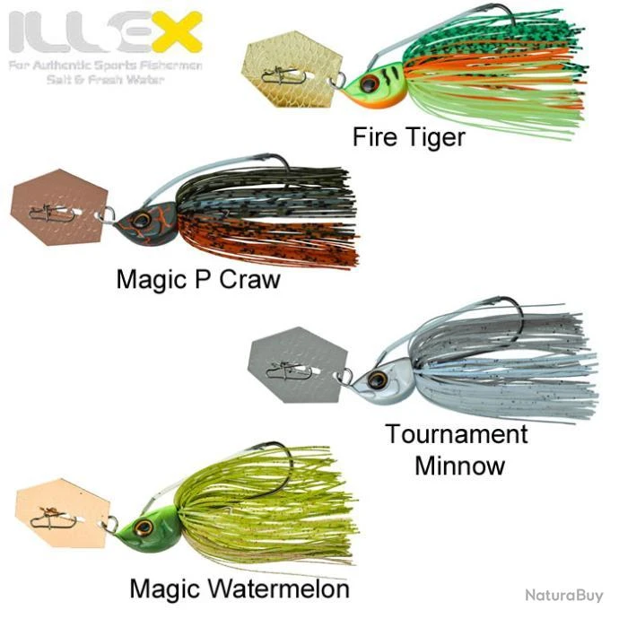 Leurre Crazy Crusher 14g Illex Fire Tiger 4 Leurre Crazy Crusher 14g Illex Fire Tiger – Image 2