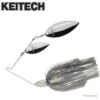 Leurre Spinnerbait Keitech Tee Bone 1/2oz 14g Smoke Shad