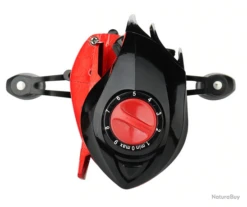 Moulinet De Pêche Baitcasting Traine 7.2:1 M14 Droitier Ou Gaucher Couleur Rouge -Daiwcia Magasin 00012 Moulinet de peche Baitcasting traine 7.2 1 M14 droitier ou gaucher couleur Rouge