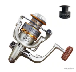 Moulinet De Pêche Carnassiers, Mer, Surfcasting 5000 M5 Avec Bobine De Rechange -Daiwcia Magasin 00022 Moulinet de peche carnassiers mer surfcasting 5000 M5 avec bobine de rechange