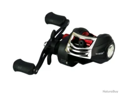 Moulinet De Pêche Baitcasting Traine 7.2:1 M18 Droitier Ou Gaucher Couleur Rouge -Daiwcia Magasin 00026 Moulinet de peche Baitcasting traine 7.2 1 M18 droitier ou gaucher couleur rouge