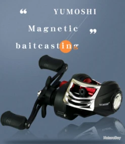 Moulinet De Pêche Baitcasting Traine 7.2:1 M18 Droitier Ou Gaucher Couleur Rouge -Daiwcia Magasin 00028 Moulinet de peche Baitcasting traine 7.2 1 M18 droitier ou gaucher couleur rouge